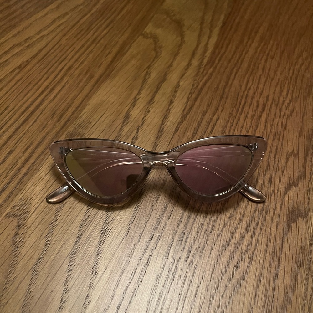 Transparent Pink Cat-Eye Sunglasses - Women Accessories